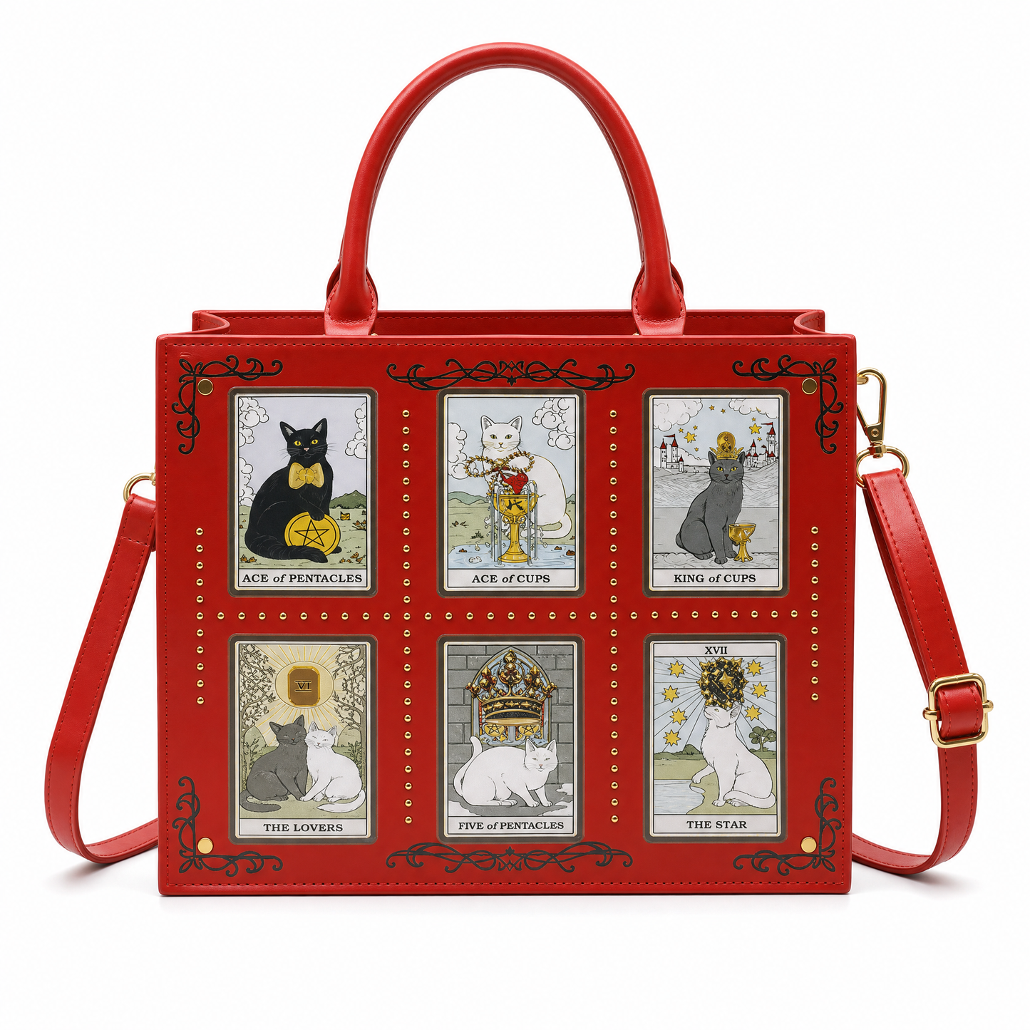 The Cat Tote — Scarlet